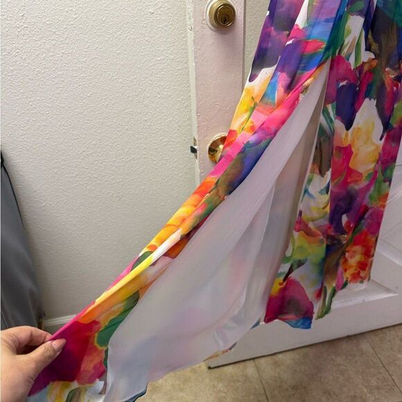 Liv Foster 
Floral Tie Dye Gown - Picture 6 of 9